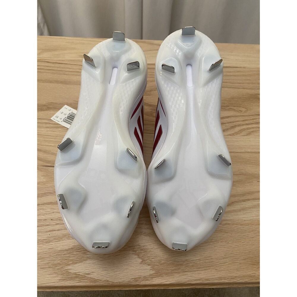 Adidas Pure Hustle 2 Women’s Softball Cleats White/Red Size 8 NWT - Picture 5 of 5
